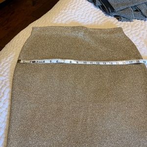 JCrew gold sparkle skirt super cute!